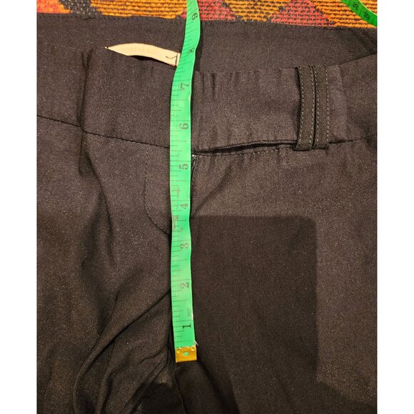 Forever 21 Women's Black Flared, Stretch Dress Pants Size L Made In USA - Picture 5 of 14